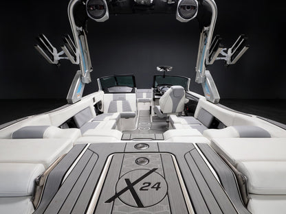 2024 Mastercraft X24 in Blue Flake / Silver Flake / White