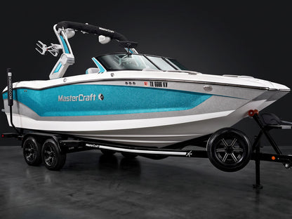 2024 Mastercraft X24 in Blue Flake / Silver Flake / White