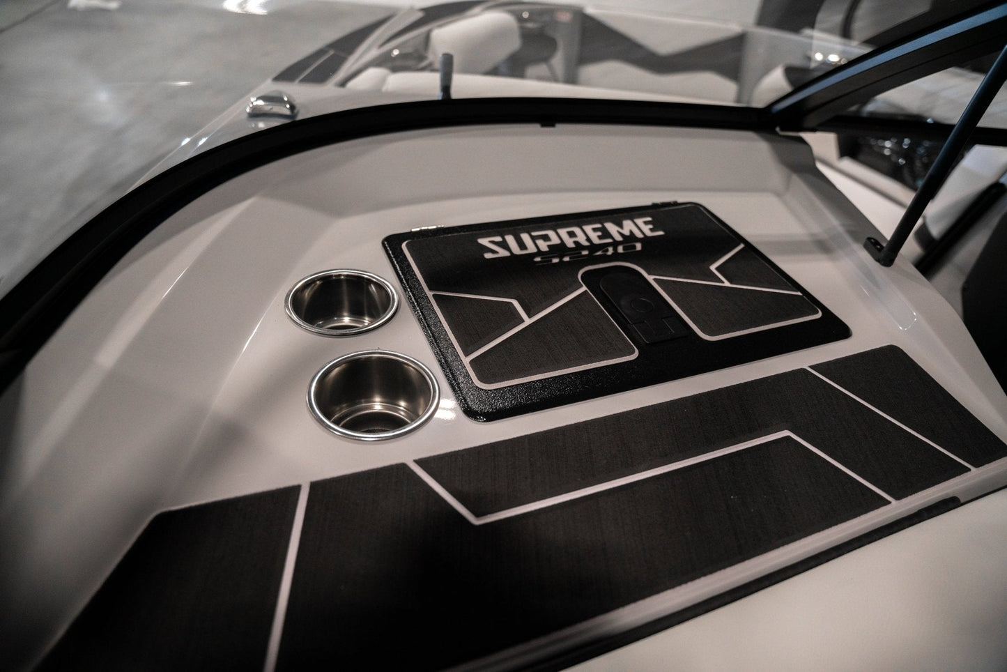 2024 Supreme S240 - All Gray - BoardCo Boats