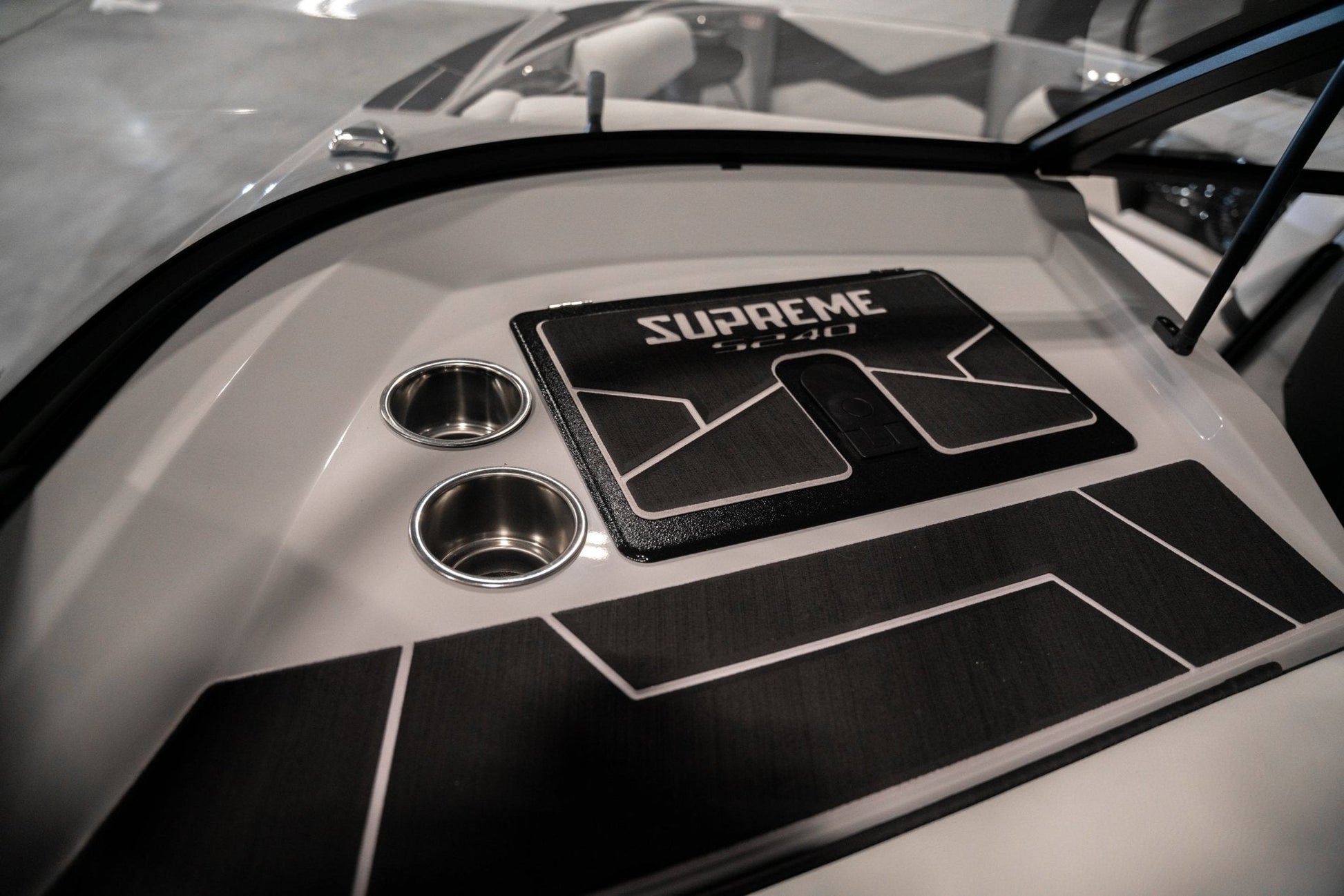 2024 Supreme S240 - All Gray - BoardCo Boats
