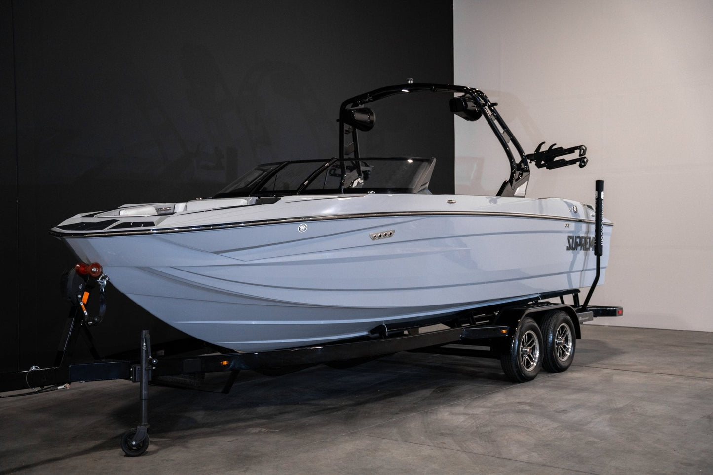 2024 Supreme S240 - All Gray - BoardCo Boats