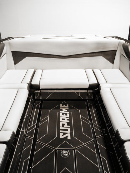 2024 Supreme S240 - Onyx Black / Bahama Blue Flake - BoardCo Boats