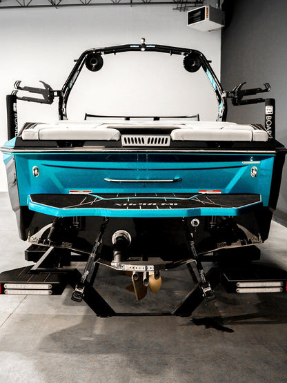 2024 Supreme S240 - Onyx Black / Bahama Blue Flake - BoardCo Boats