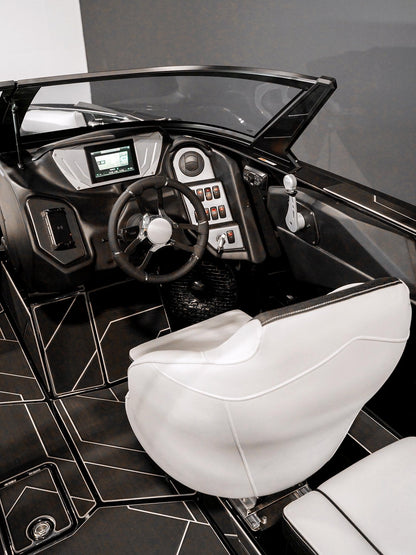 2024 Supreme S240 - Onyx Black / Bahama Blue Flake - BoardCo Boats