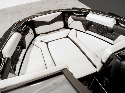 2024 Supreme S240 - Onyx Black / Bahama Blue Flake - BoardCo Boats