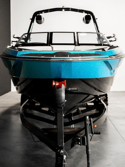 2024 Supreme S240 - Onyx Black / Bahama Blue Flake - BoardCo Boats