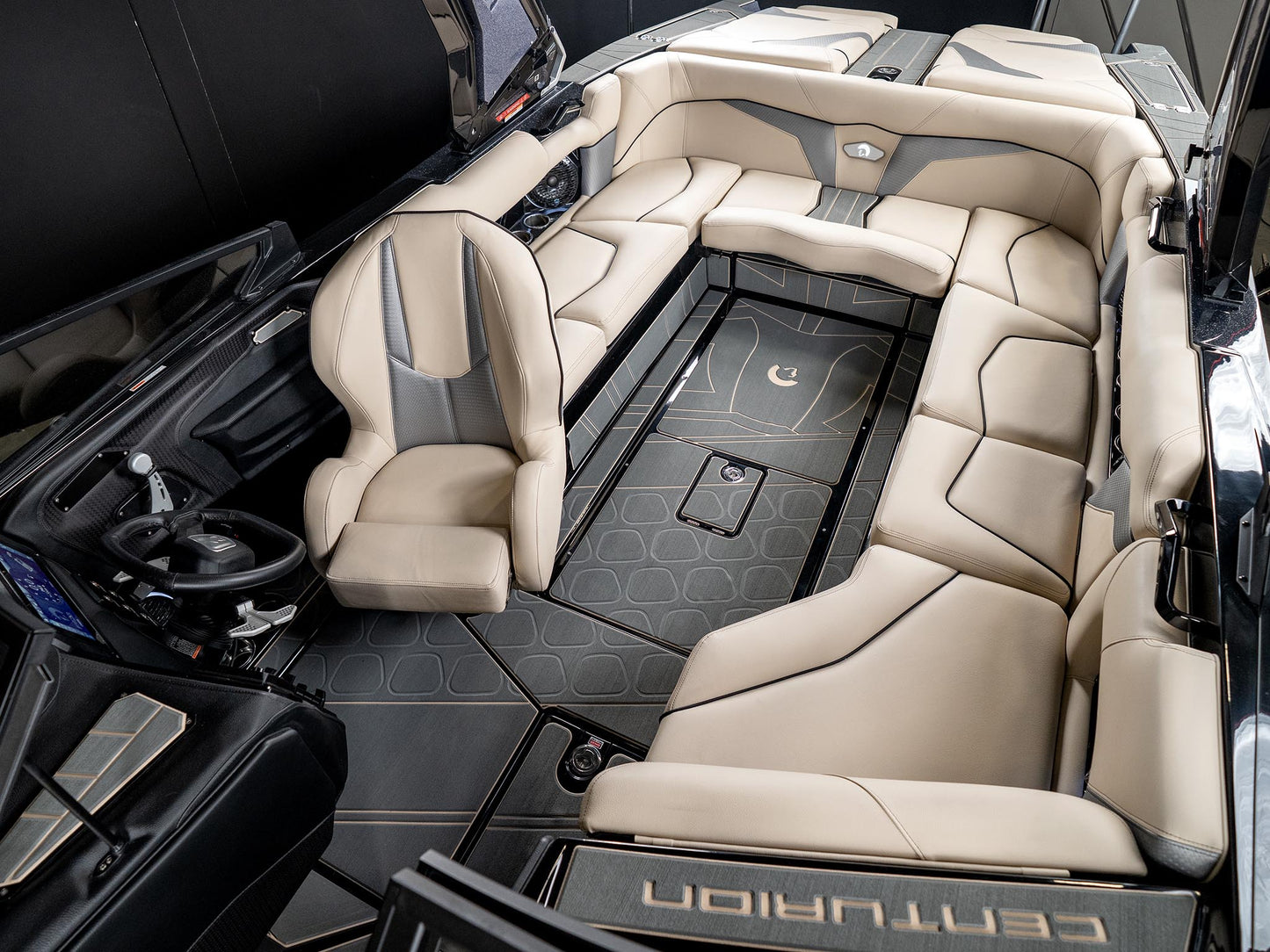 2025 Centurion Fe23 - Black / Black Flake - BoardCo Boats