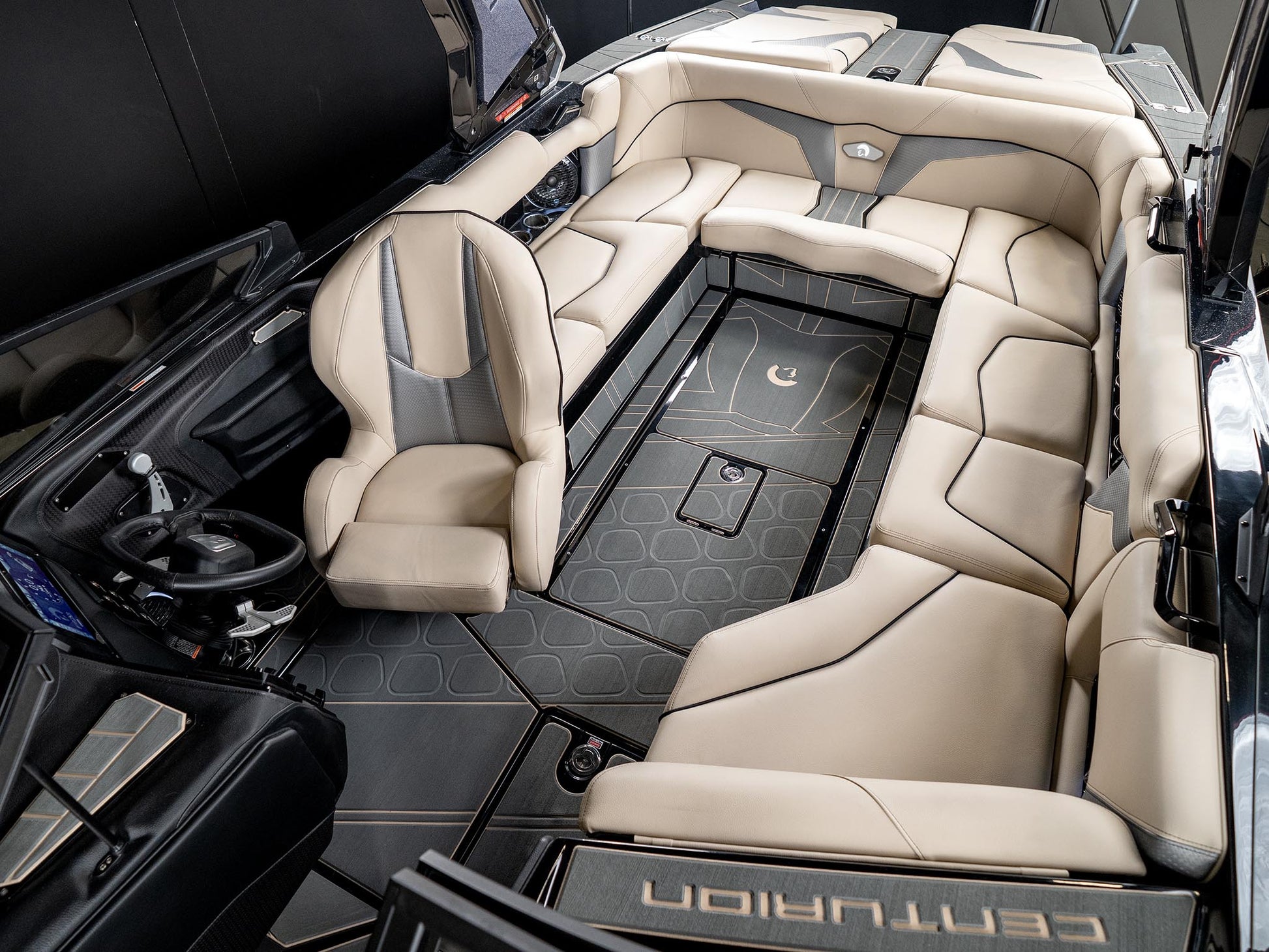 2025 Centurion Fe23 - Black / Black Flake - BoardCo Boats