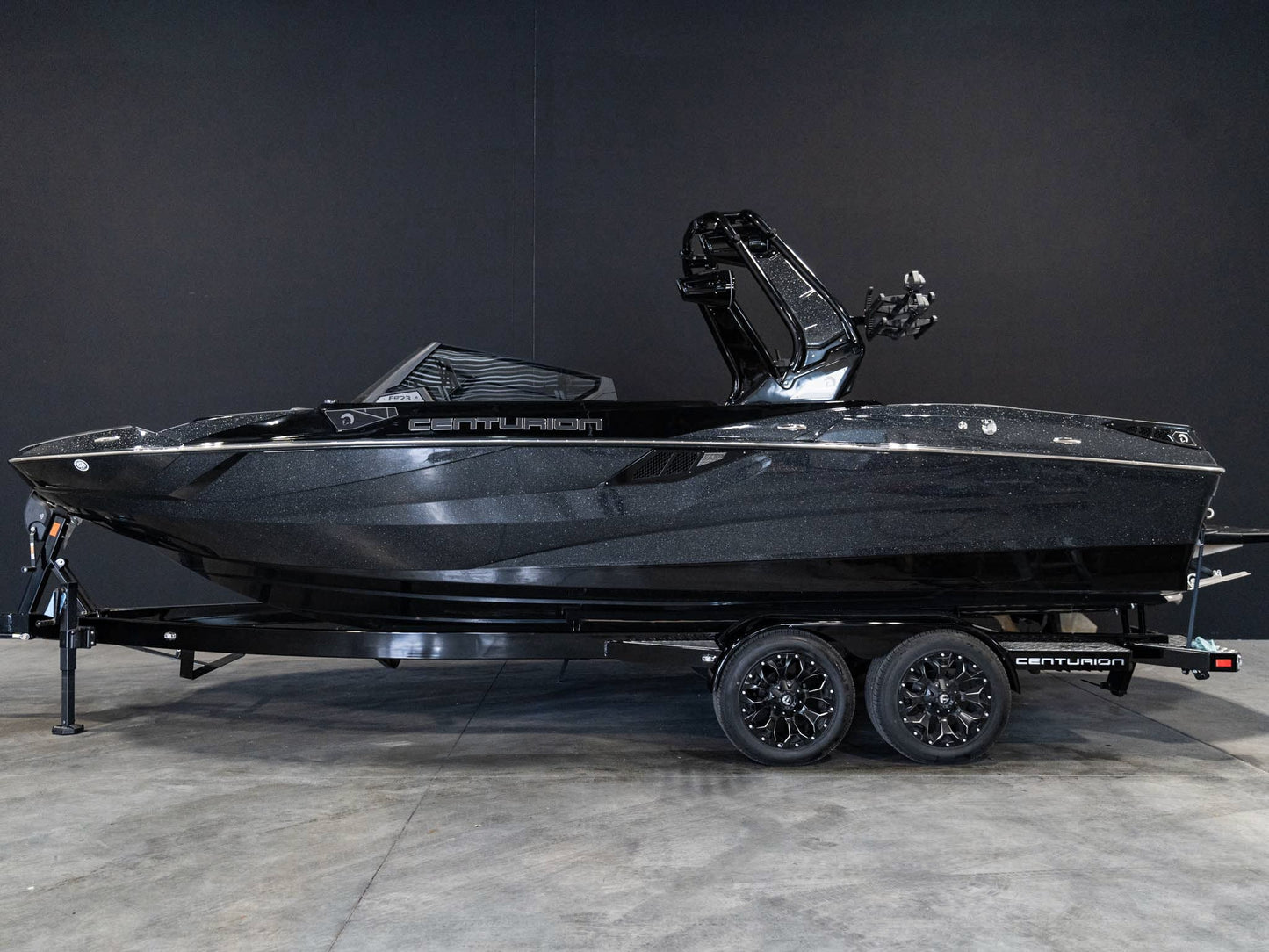 2025 Centurion Fe23 - Black Metal Flake / Onyx Black - BoardCo Boats