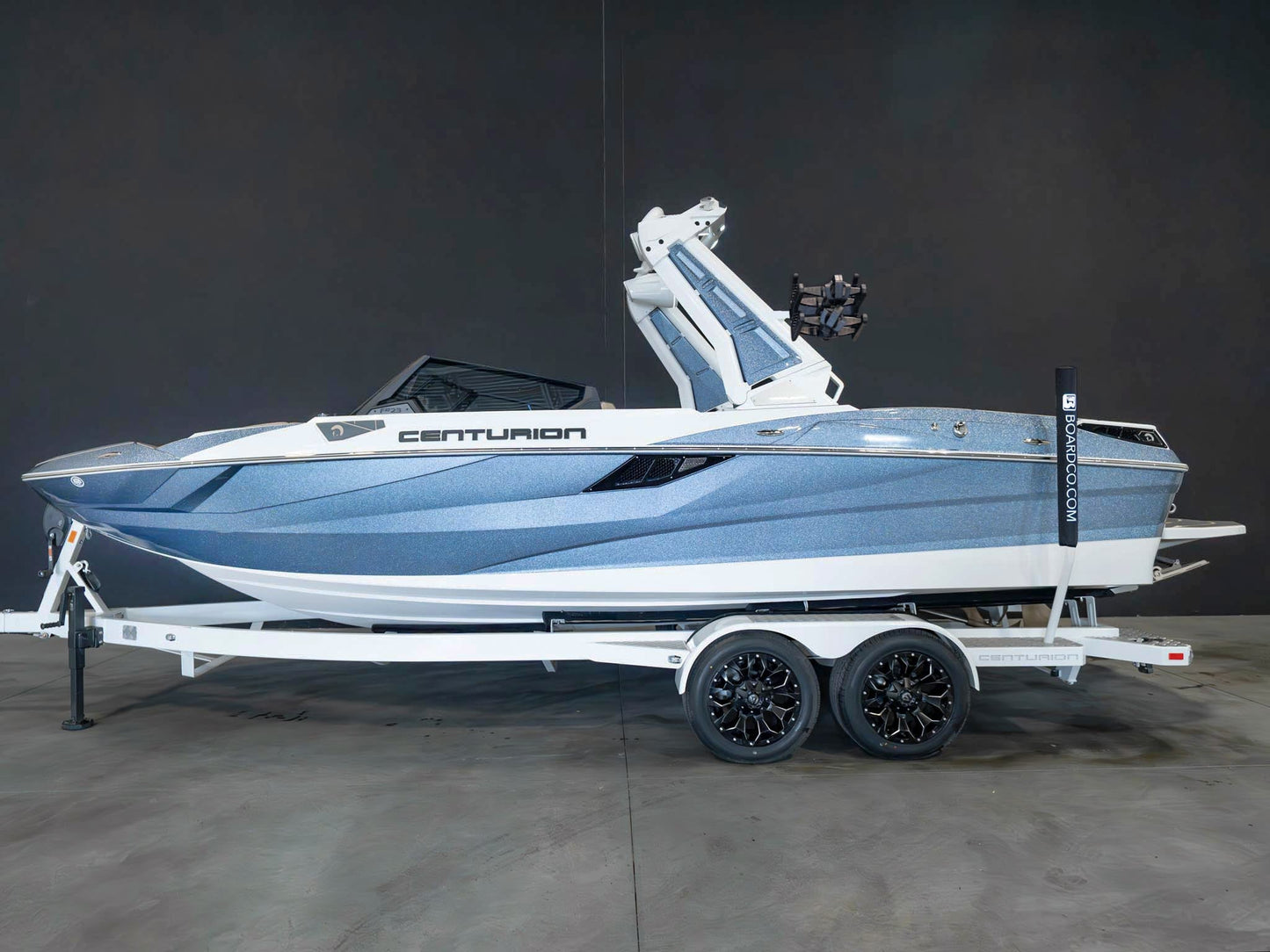 2025 Centurion Fe23 - Blue Steel Flake / White Frost - BoardCo Boats