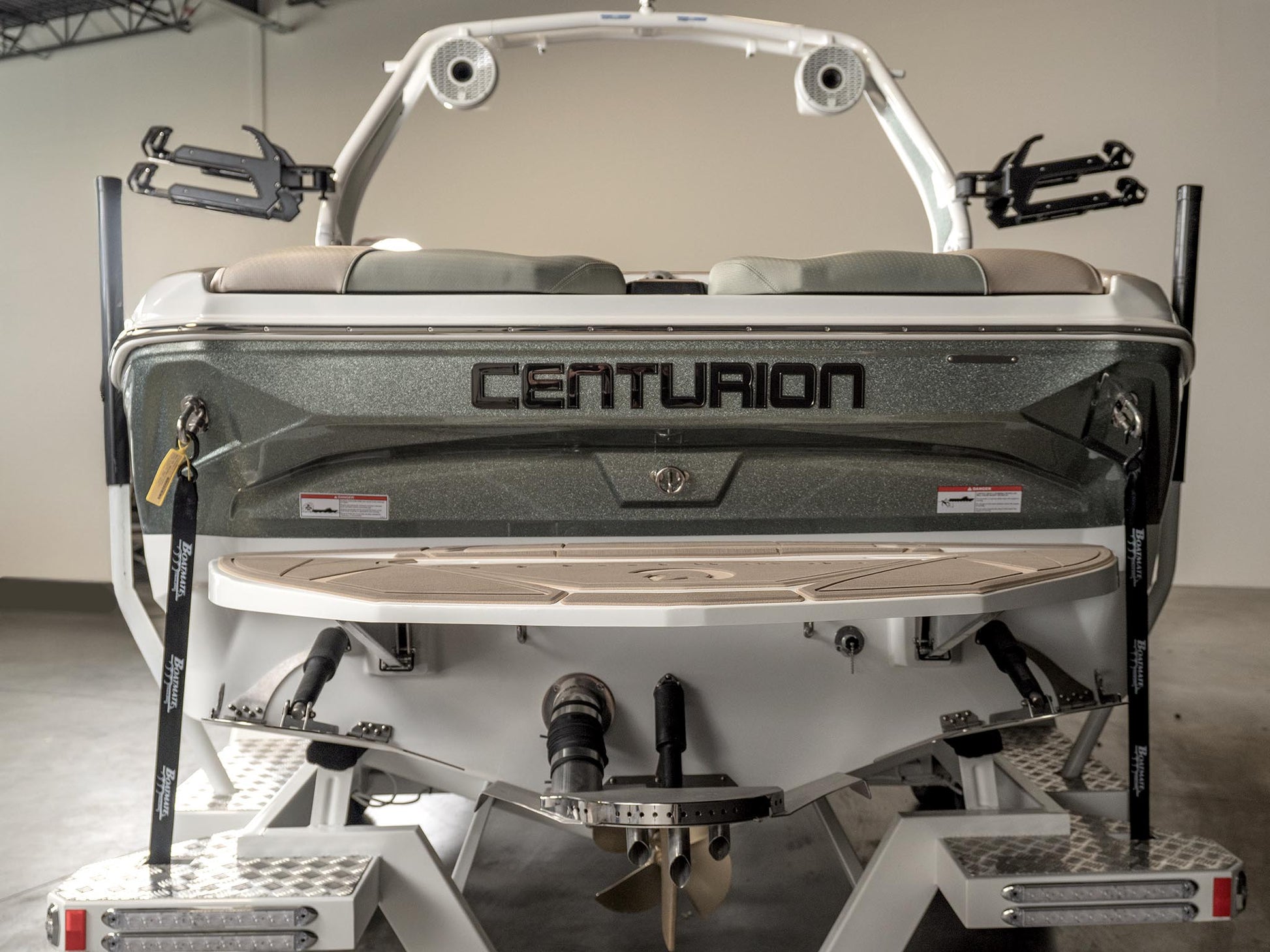 2025 Centurion NV233 - Olive Flake / White - BoardCo Boats