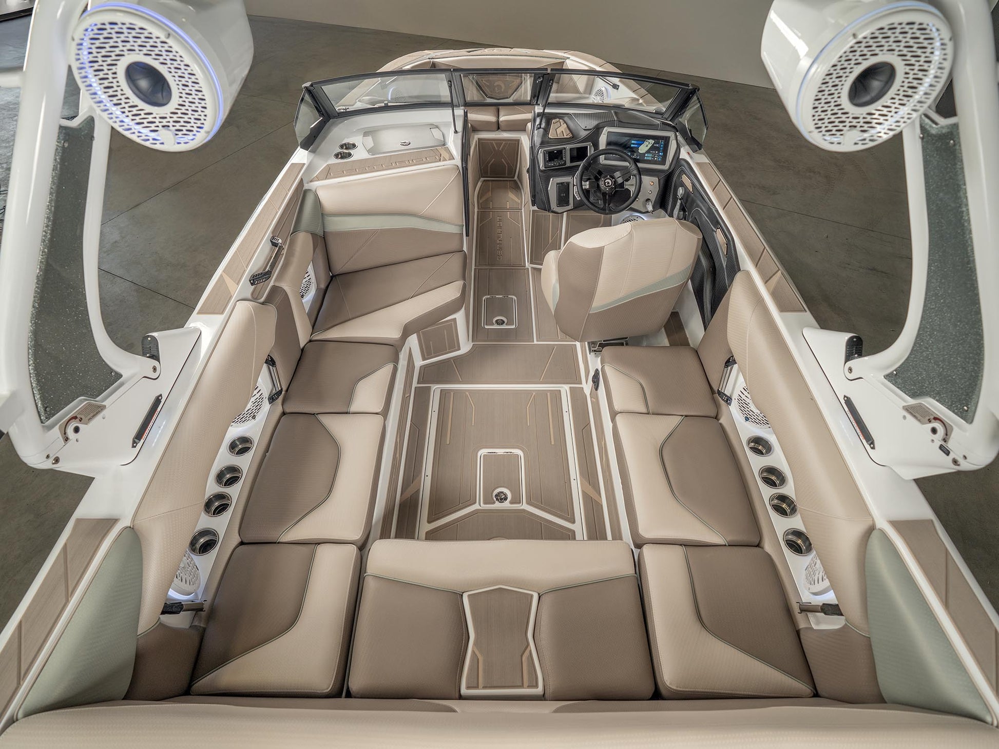 2025 Centurion NV233 - Olive Flake / White - BoardCo Boats