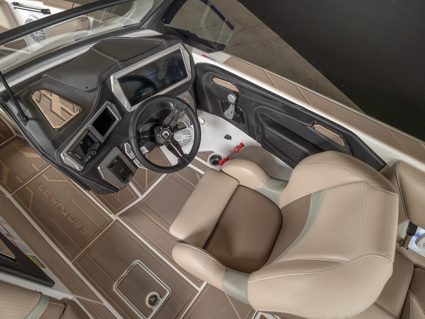 2025 Centurion NV233 - Olive Flake / White - BoardCo Boats