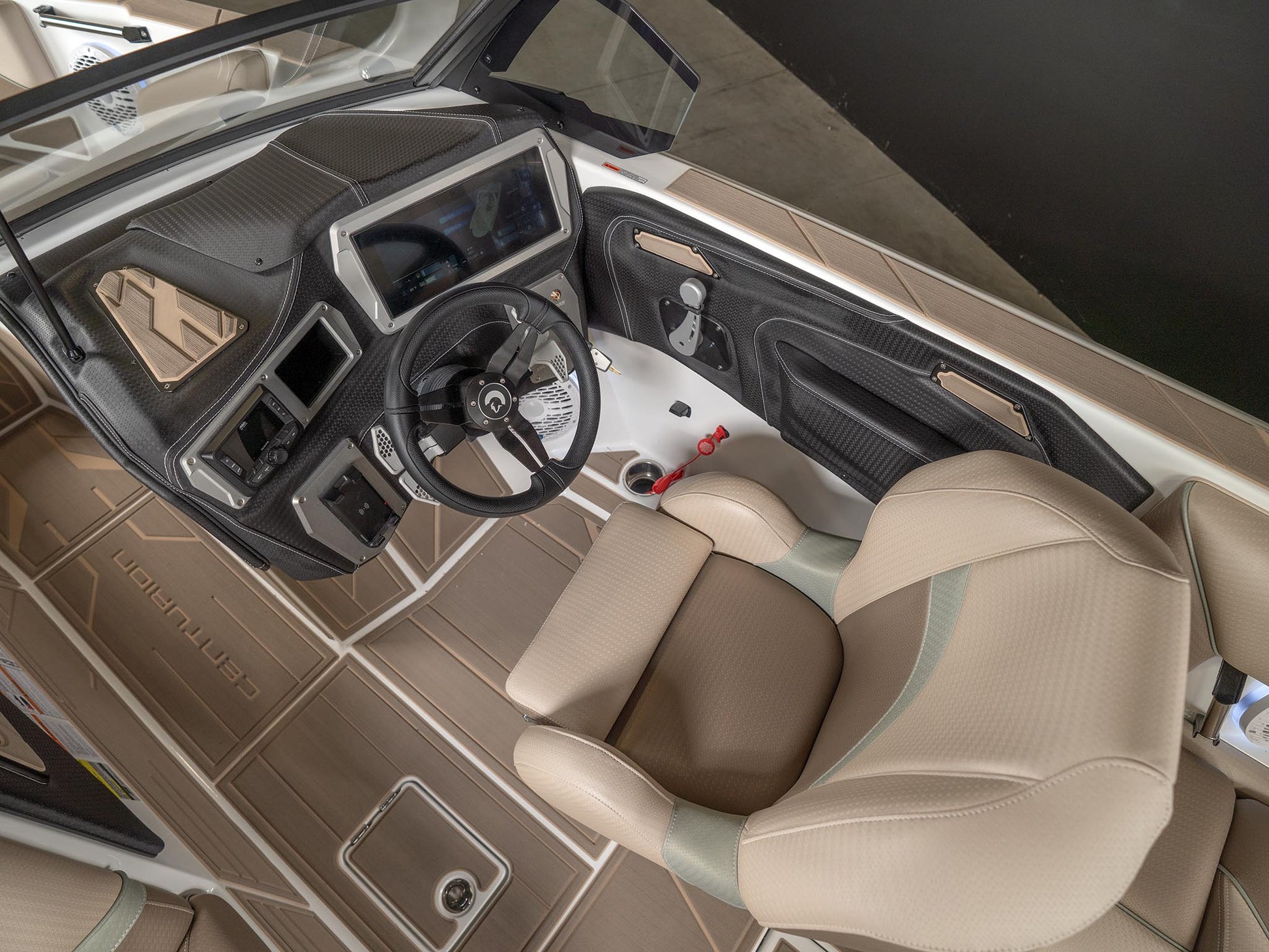 2025 Centurion NV233 - Olive Flake / White - BoardCo Boats