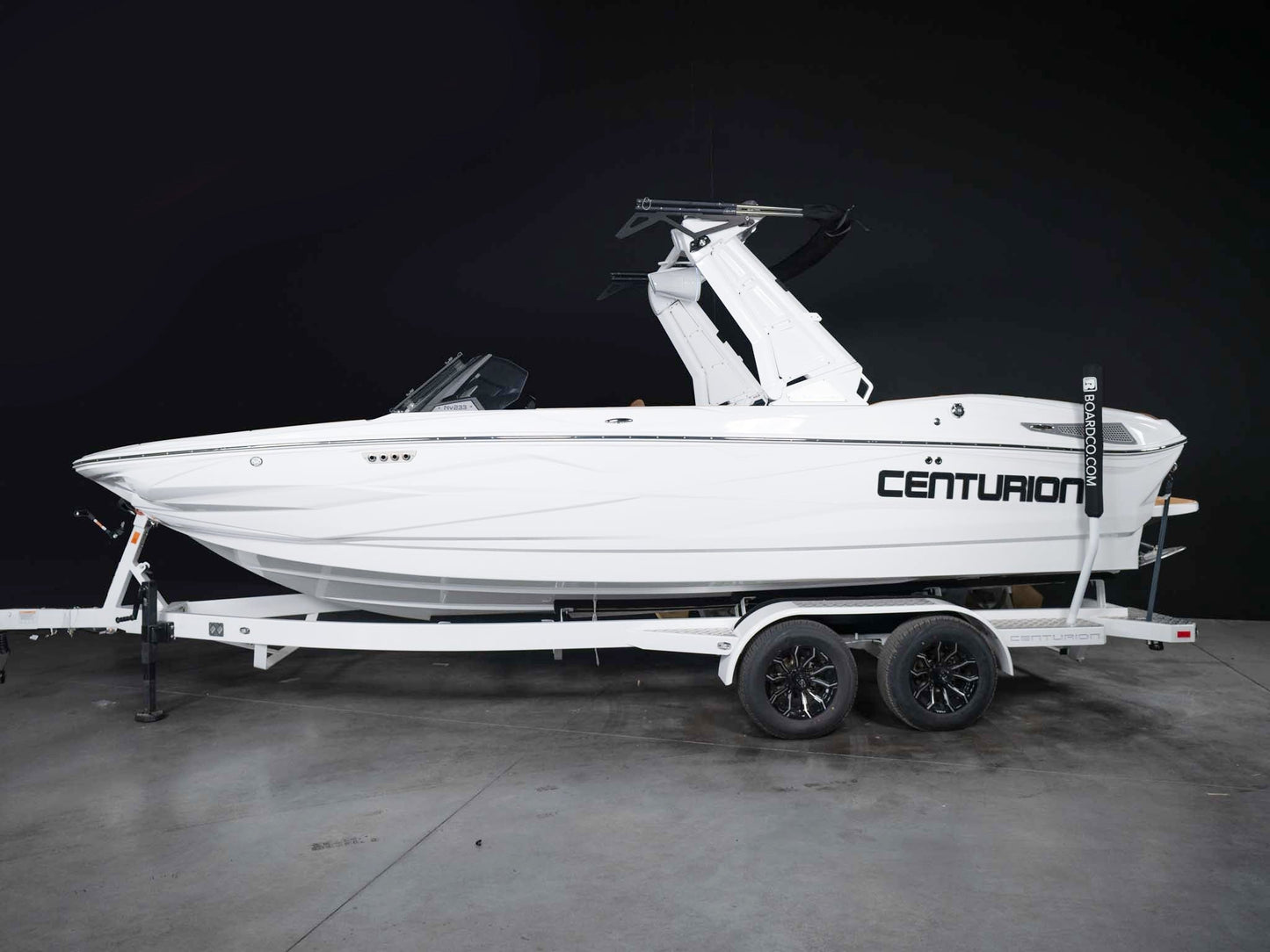 2025 Centurion NV233 - White / Mocha - BoardCo Boats