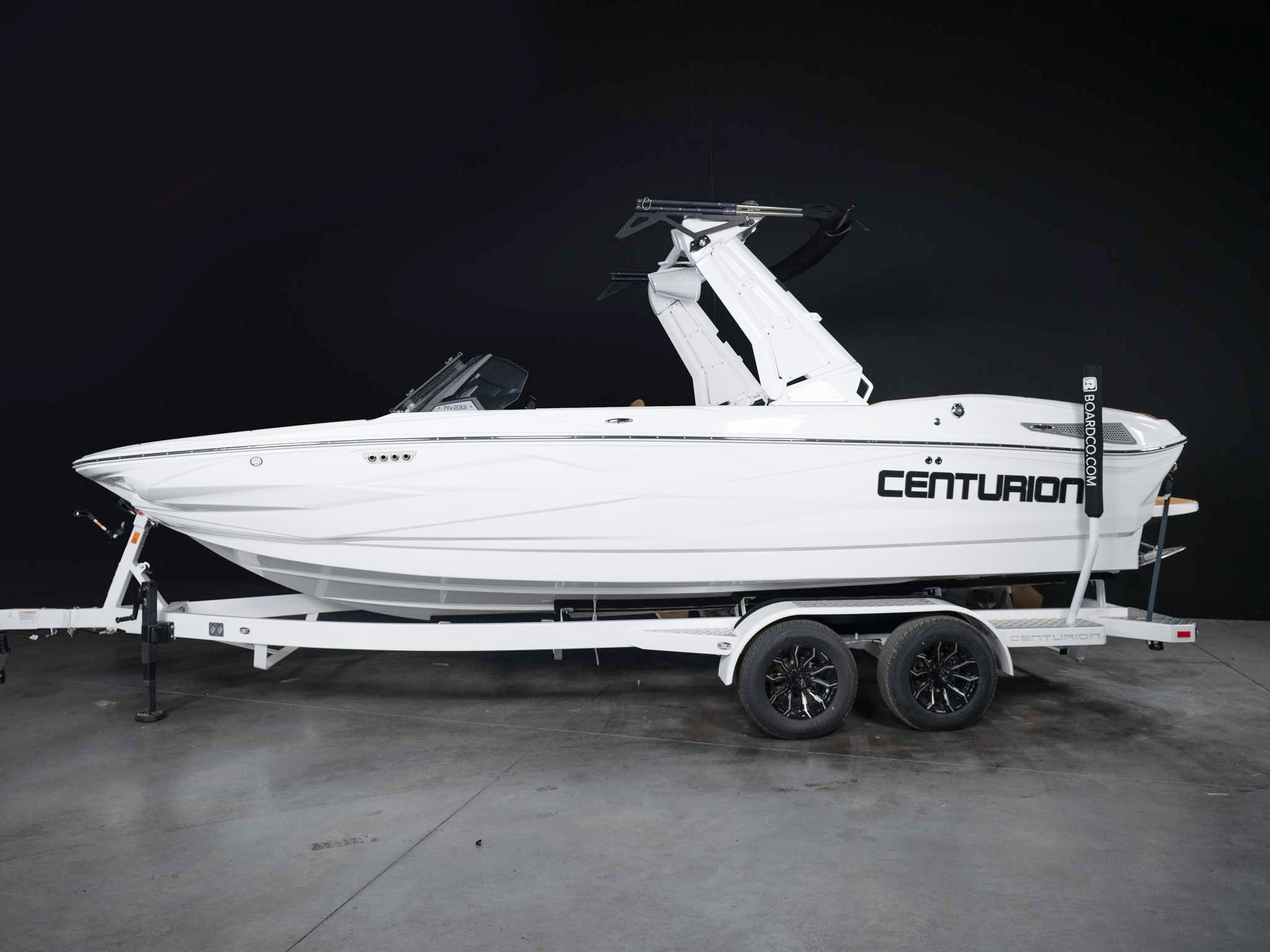 2025 Centurion NV233 - White / Mocha - BoardCo Boats