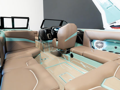 2025 Centurion NV233 - White / Spearmint - BoardCo Boats