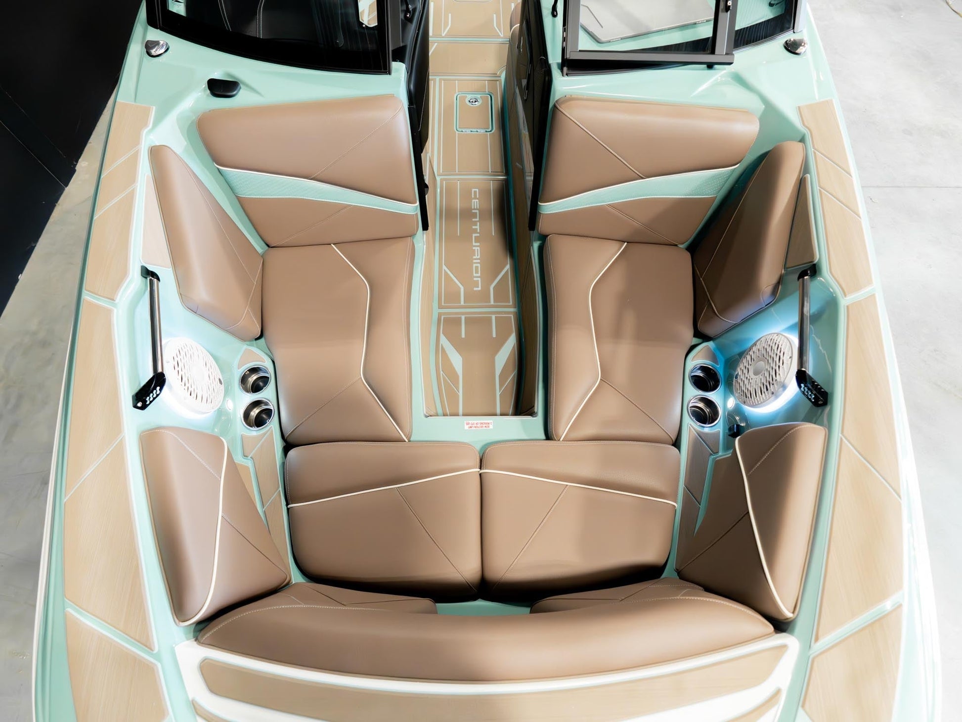 2025 Centurion NV233 - White / Spearmint - BoardCo Boats