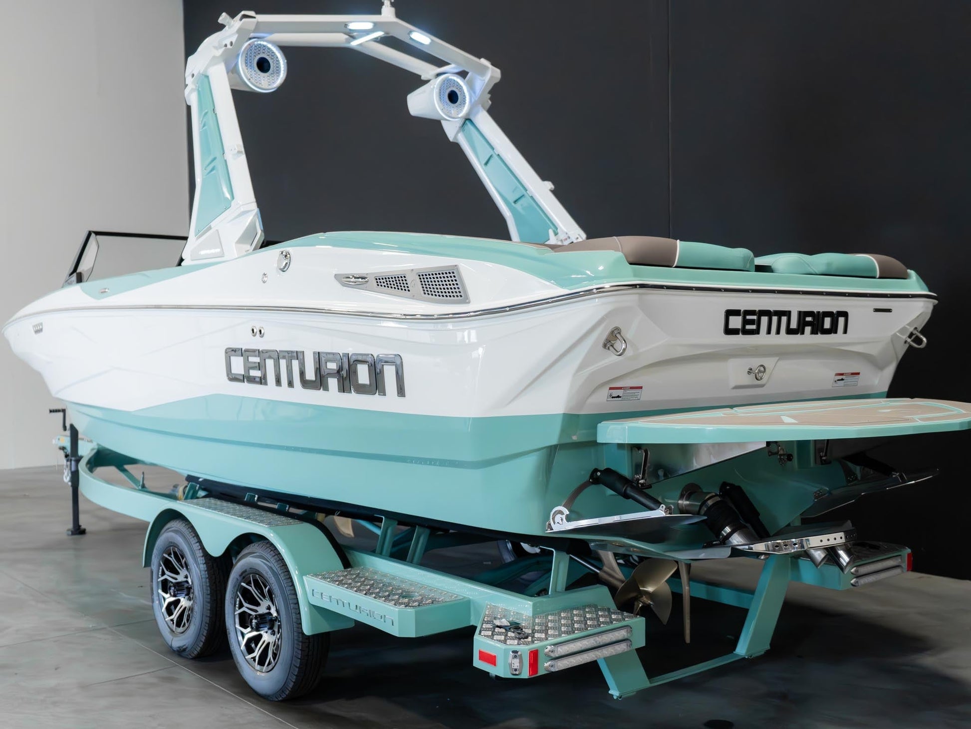 2025 Centurion NV233 - White / Spearmint - BoardCo Boats