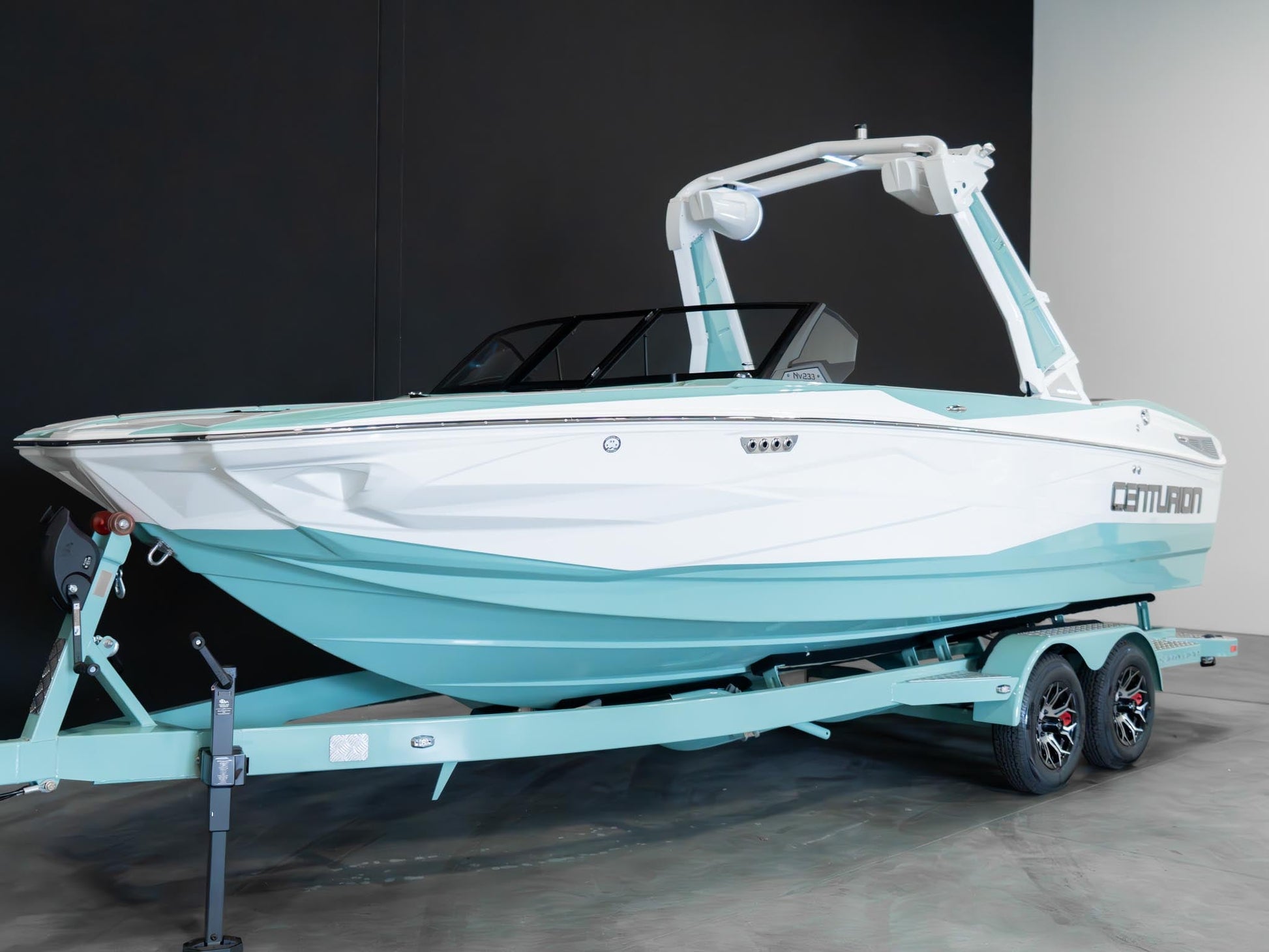 2025 Centurion NV233 - White / Spearmint - BoardCo Boats