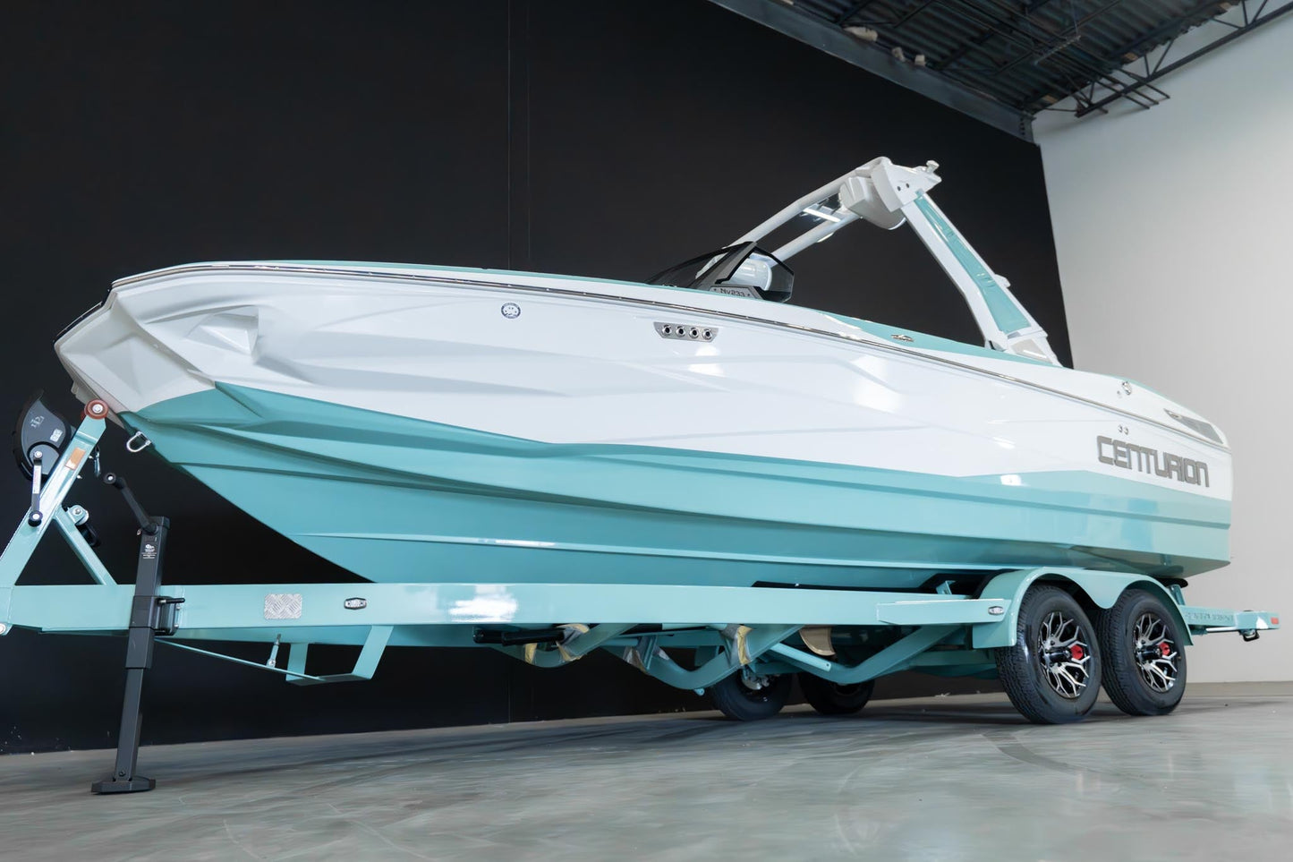 2025 Centurion NV233 - White / Spearmint - BoardCo Boats