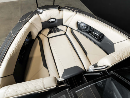 2025 Centurion Ri245 - Black / Black Metal Flake / Light Tan - BoardCo Boats