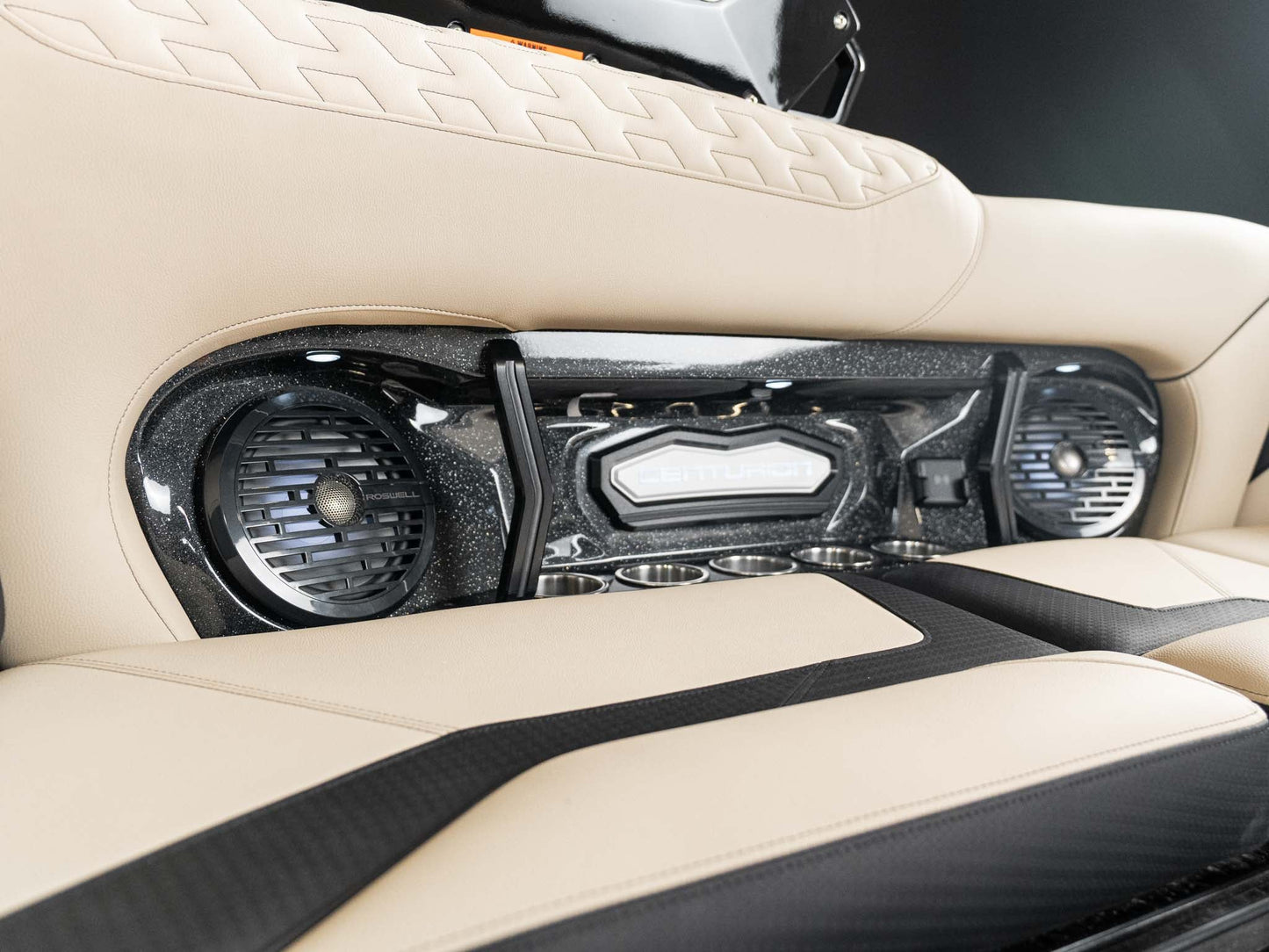 2025 Centurion Ri245 - Black / Black Metal Flake / Light Tan - BoardCo Boats