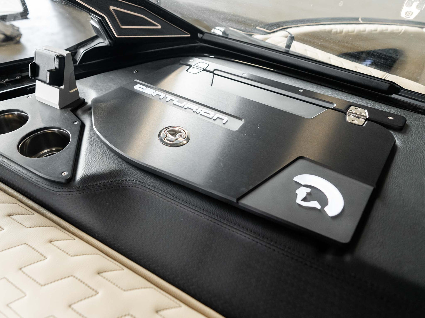 2025 Centurion Ri245 - Black / Black Metal Flake / Light Tan - BoardCo Boats