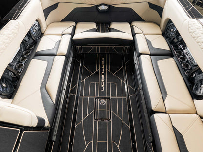 2025 Centurion Ri245 - Black / Black Metal Flake / Light Tan - BoardCo Boats