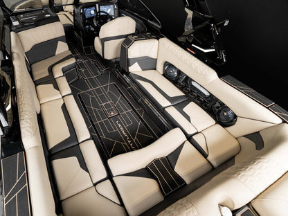 2025 Centurion Ri245 - Black / Black Metal Flake / Light Tan - BoardCo Boats