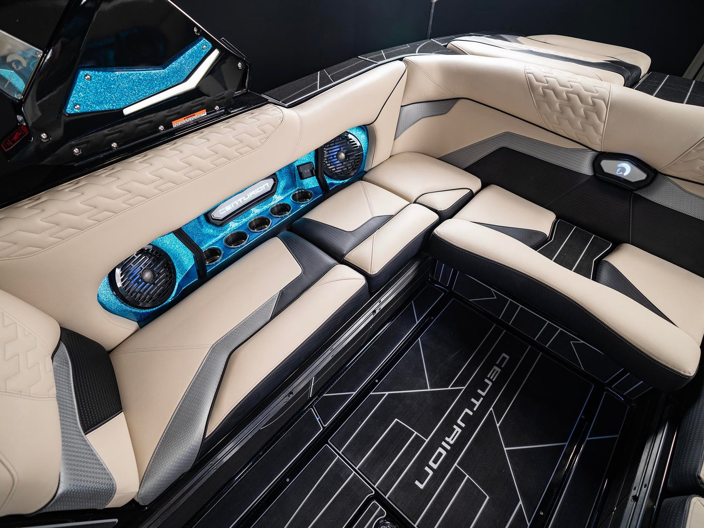 2025 Centurion Ri245 - Blue Flake / Black - BoardCo Boats