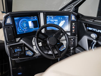 2025 Centurion Ri245 - Blue Flake / Black - BoardCo Boats