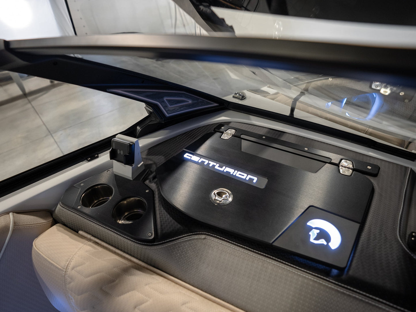 2025 Centurion Ri245 - Blue Steel Flake / White Frost - BoardCo Boats