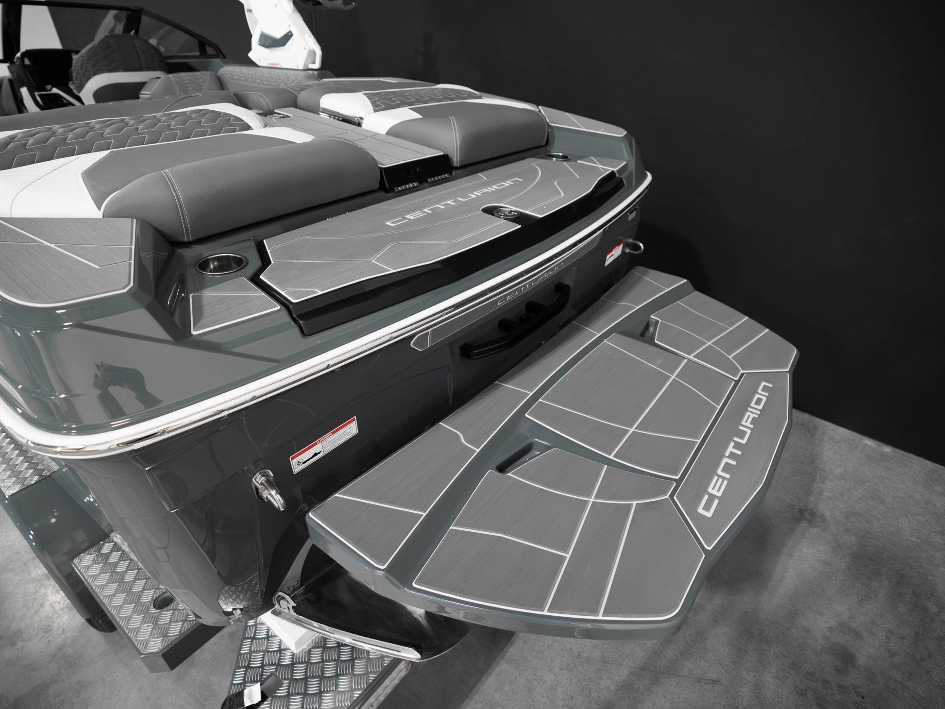 2025 Centurion Ri245 - Charcoal Gray / White - BoardCo Boats