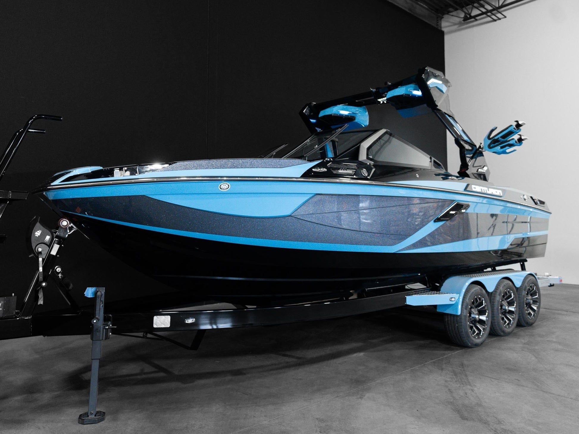 2025 Centurion Ri245 - Mist Blue / Gunmetal Flake / Onyx Black - BoardCo
