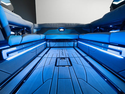 2025 Centurion Ri245 - Mist Blue / Gunmetal Flake / Onyx Black - BoardCo Boats