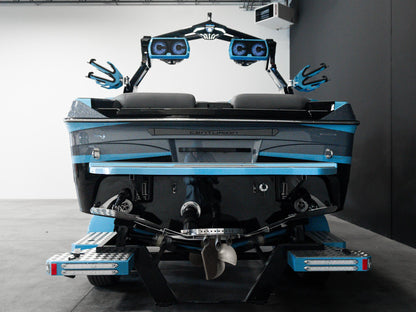 2025 Centurion Ri245 - Mist Blue / Gunmetal Flake / Onyx Black - BoardCo Boats
