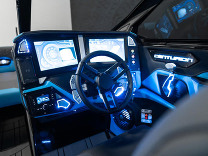 2025 Centurion Ri245 - Mist Blue / Gunmetal Flake / Onyx Black - BoardCo Boats