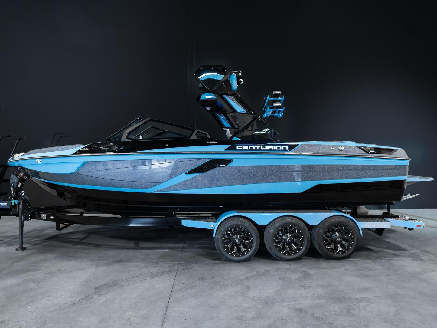 2025 Centurion Ri245 - Mist Blue / Gunmetal Flake / Onyx Black - BoardCo