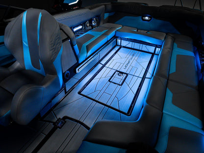 2025 Centurion Ri245 - Mist Blue / Gunmetal Flake / Onyx Black - BoardCo Boats