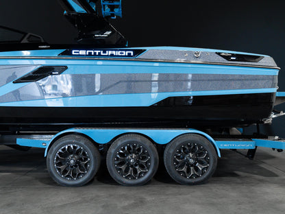 2025 Centurion Ri245 - Mist Blue / Gunmetal Flake / Onyx Black - BoardCo Boats