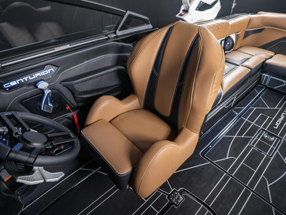 2025 Centurion Ri245 - Onyx Black / Black Flake / White Accents - BoardCo Boats