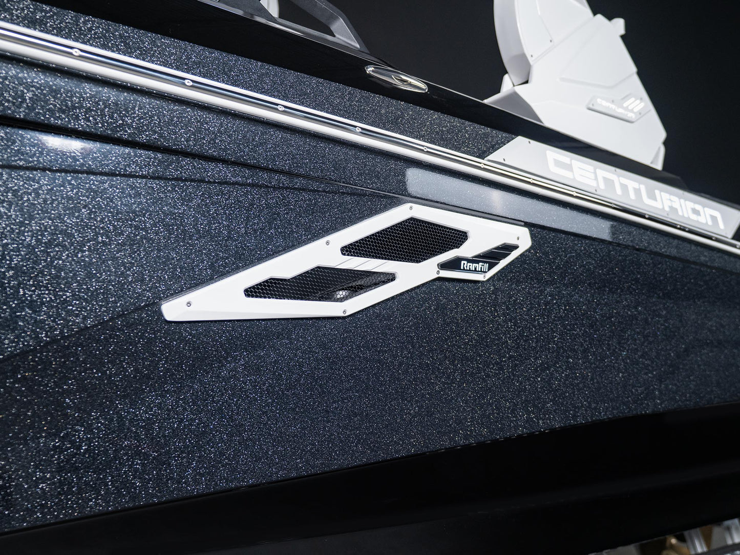 2025 Centurion Ri245 - Onyx Black / Black Flake / White Accents - BoardCo