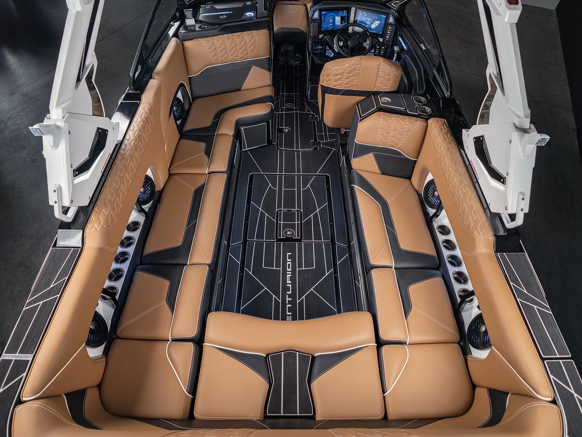 2025 Centurion Ri245 - Onyx Black / Black Flake / White Accents - BoardCo