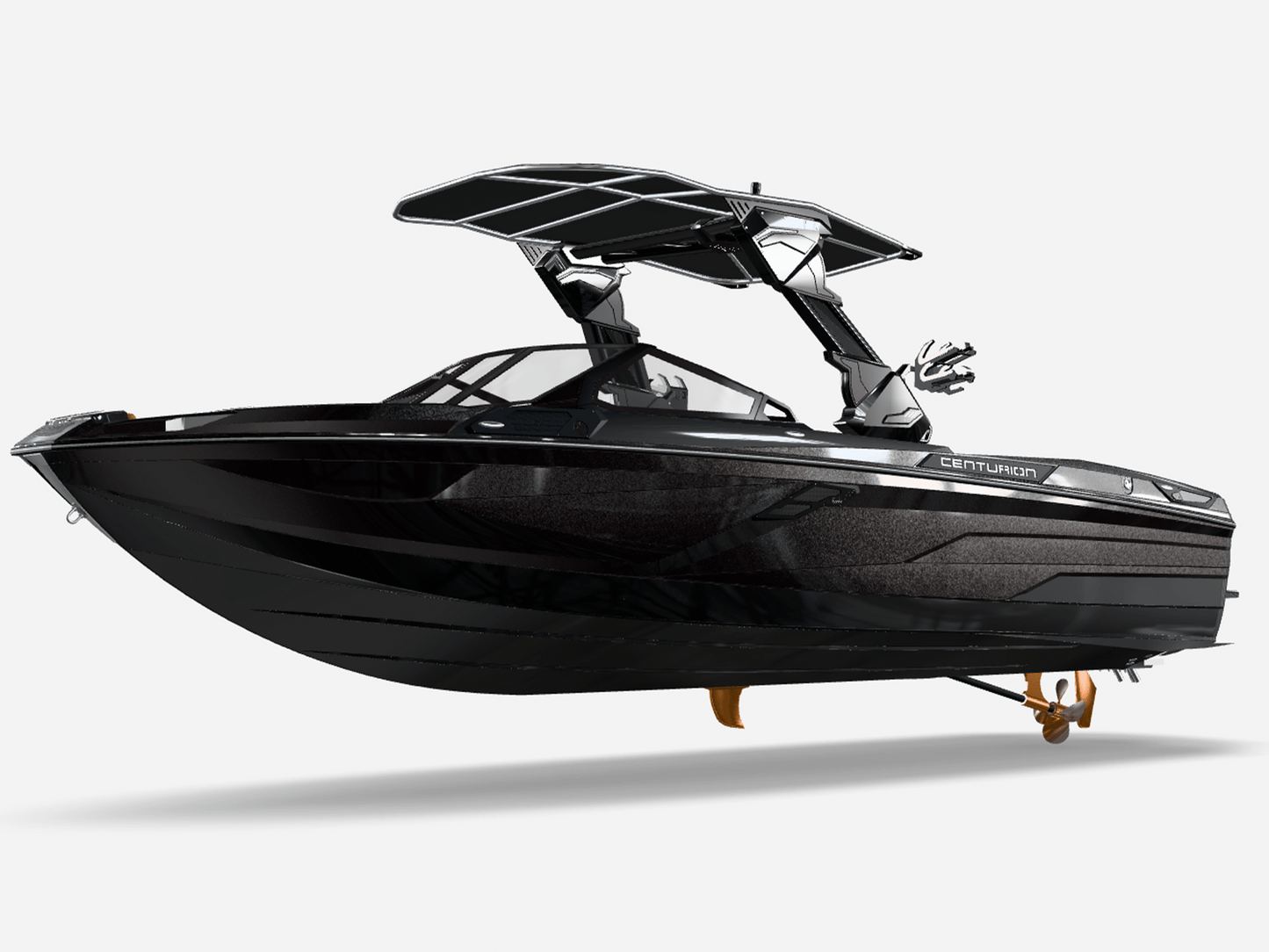 2025 Centurion Ri245 - Onyx Black / Black Metal Flake - BoardCo Boats
