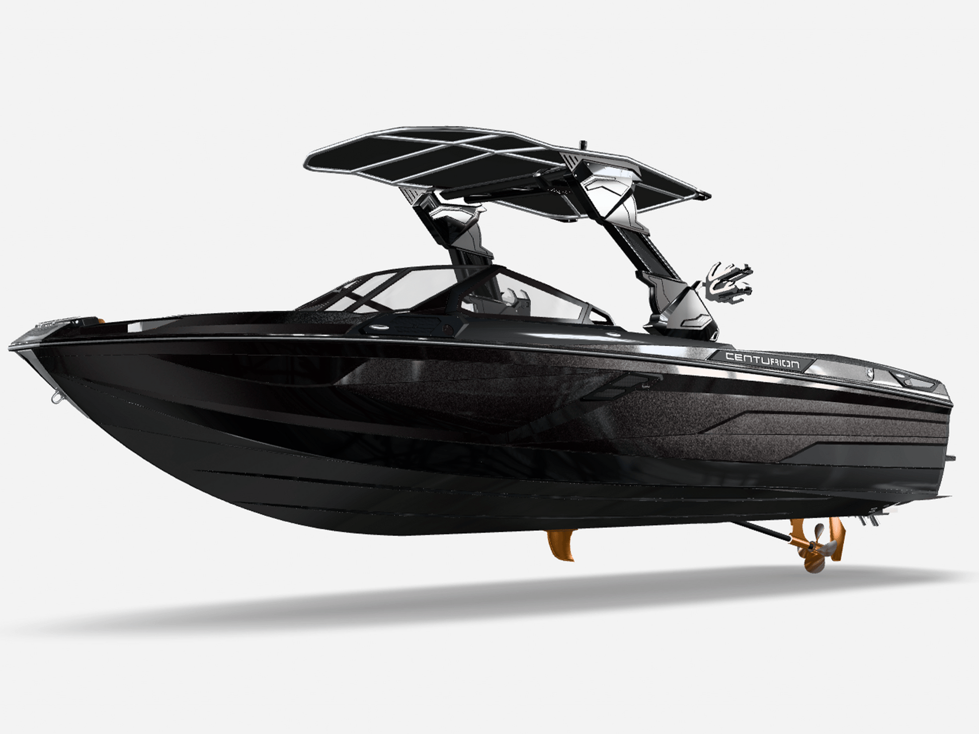 2025 Centurion Ri245 - Onyx Black / Black Metal Flake - BoardCo Boats