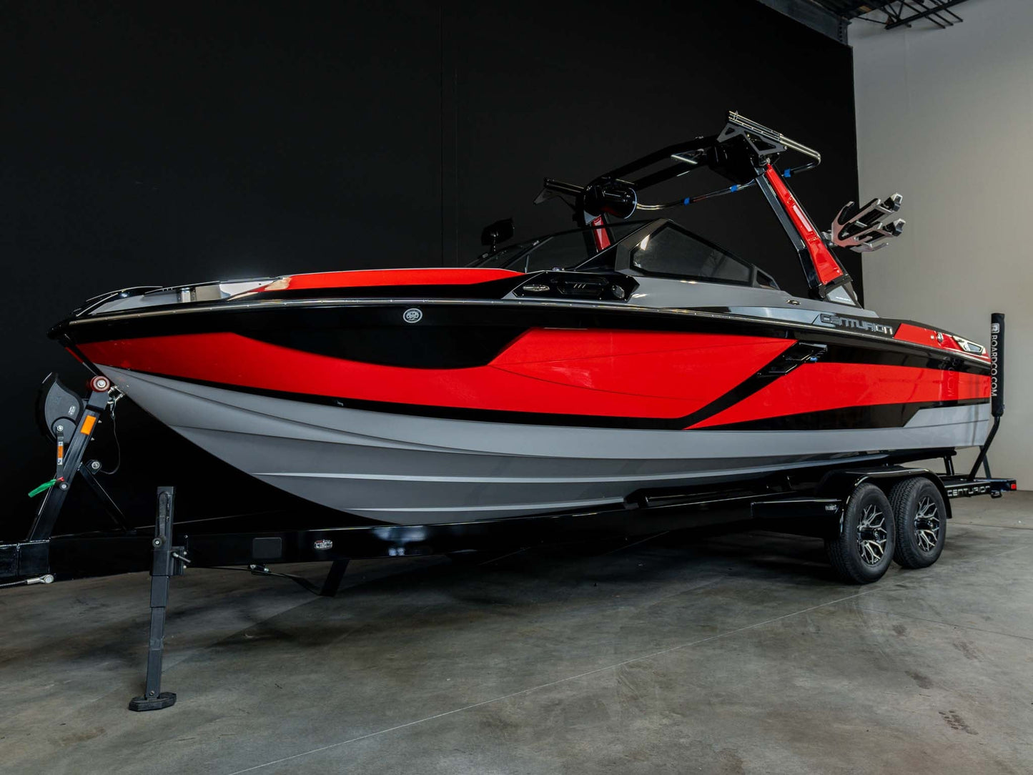 2025 Centurion Ri245 - Red Flake / Gray / Black - BoardCo Boats