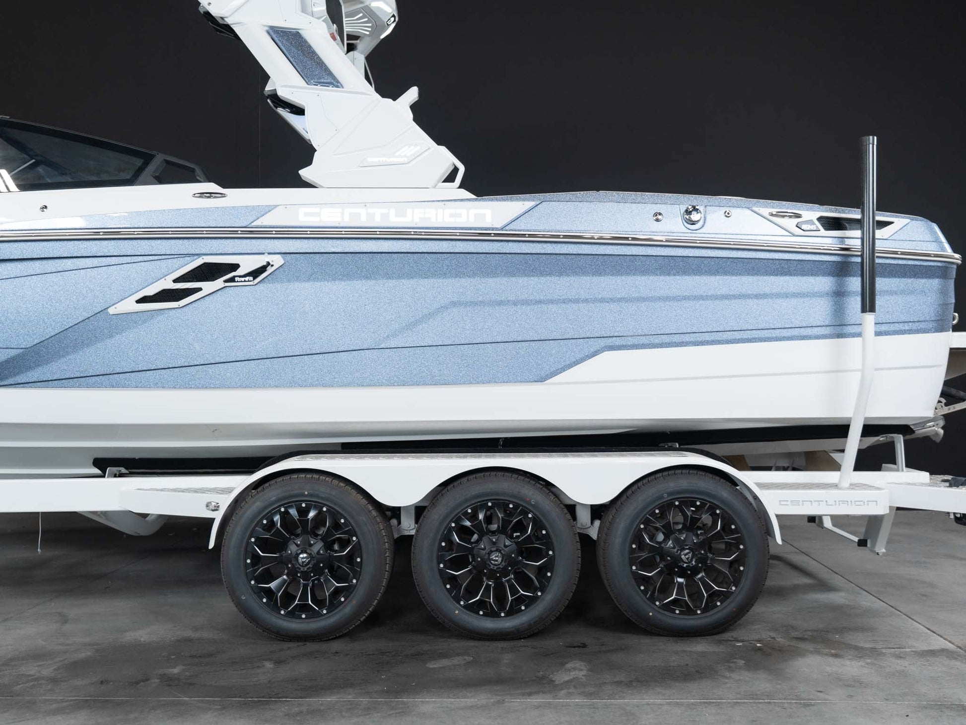 2025 Centurion Ri245 - Steel Blue / White - BoardCo Boats