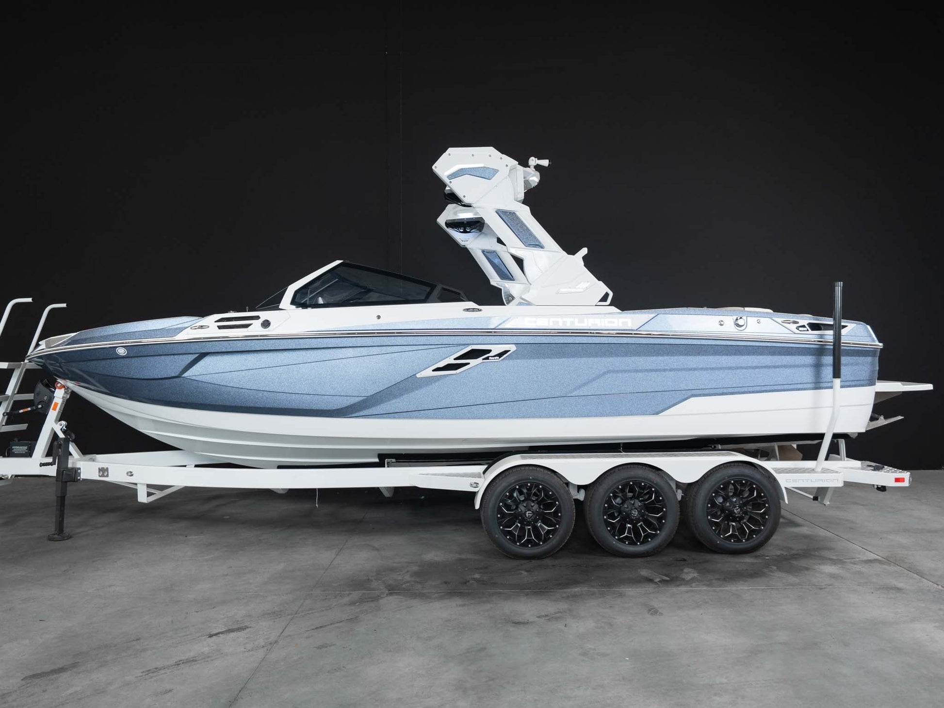 2025 Centurion Ri245 - Steel Blue / White - BoardCo Boats