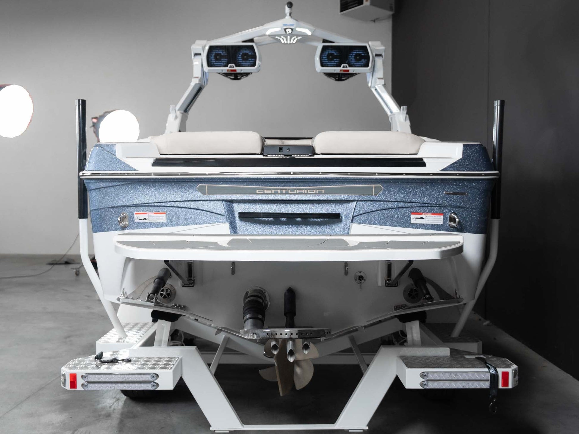 2025 Centurion Ri245 - Steel Blue / White - BoardCo Boats
